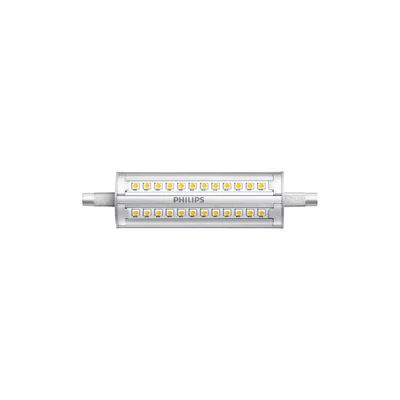Halogen LED R7S Philips CorePro 14W replacement 100W 1600lm dimmable 3000K R7S 118mm 14-100W 830 D Linear LED R7S 2 years warranty