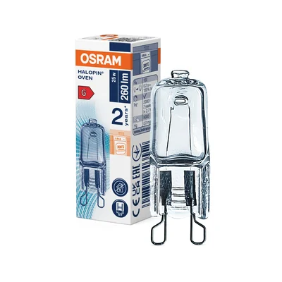 HALOPIN® OVEN 25 W 230 V G9 halogen bulb