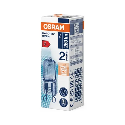 HALOPIN® OVEN 25 W 230 V G9 halogen bulb