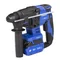 Hammer drill 18V 20 mm 2.0 J 2 batteries 5.0 Ah charger 6.5 A RAWLCASE case