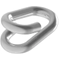 Hammered link for connecting chains, diameter 4mm