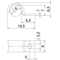 Handle fi 8mm steel WN 7855 A