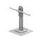 Handle on steel plate Hd=90mm Z-screw/OG/ TYPE AN-11G/OG/-N