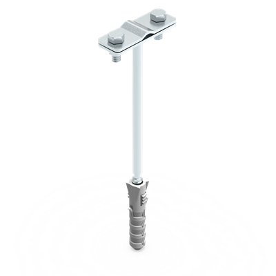 Handle with screwed pin 2xM6x16 160mm