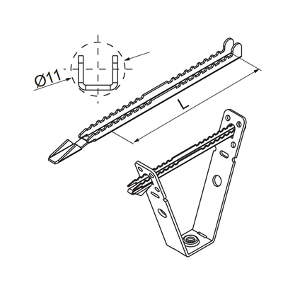 Hanger pin, PWT55