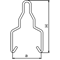 Hanger width 60mm height 115mm