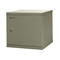 Hanging cabinet 10'' 6U, sheet metal door, 315×310x330, RAL: Cabinet 7044, complete with shelf and set of 6 mounting screws