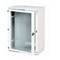 Hanging cabinet, 21U, 600/600/997 RAL 7035