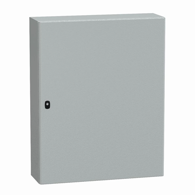 Hanging enclosure Spacial S3D smooth door with mounting plate 1000x 800x 250mm