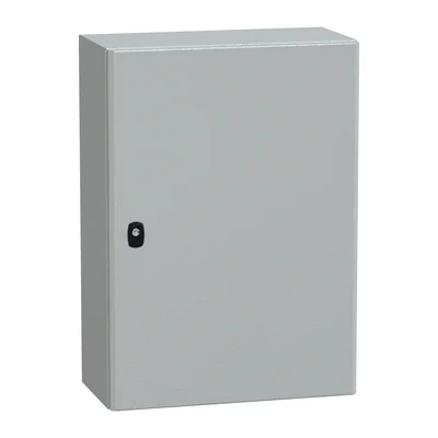 Hanging enclosure Spacial S3D smooth door with mounting plate 700x500x250mm