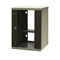 Hanging wardrobe 10'' 9U, steel/glass door, 325×330x445, RAL: Wardrobe 7044, shelf included
