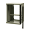 Hanging wardrobe 10'' 9U, steel/glass door, 325×330x445, RAL: Wardrobe 7044, shelf included