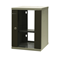 Hanging wardrobe 10'' 9U, steel/glass door, 325×330x445, RAL: Wardrobe 7044, shelf included