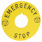 Harmony 9001K EMERGENCY STOP štítek 30mm