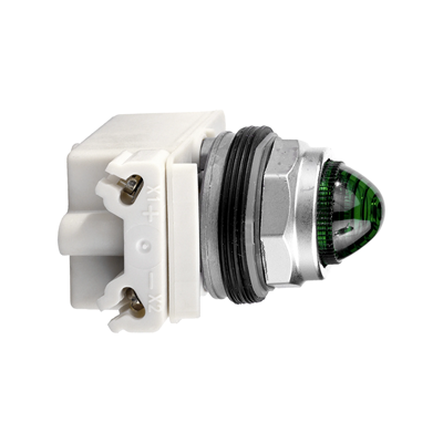 Harmony 9001K Green LED signaling diode 24/28VAC/DC BA9s Ø30