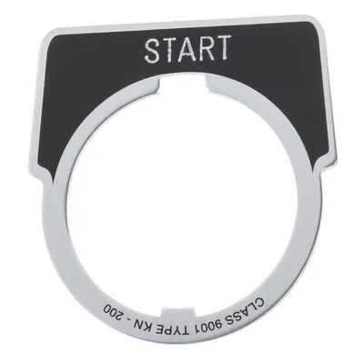 Harmony 9001K Label Ø30mm 40x43mm START