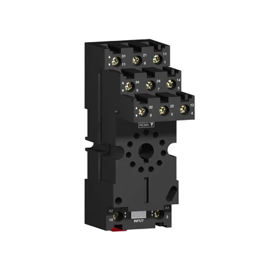 Harmony Relay RUZ socket, 250 V, separate contacts 3C/O 12A
