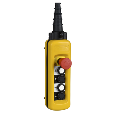 Harmony XAC Control pendant 4 standard buttons and 1 emergency 4x(1NC+2NO)/3NC