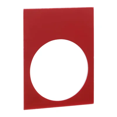 Harmony XAC Etykieta wymiary 30x40mm 1 strona czarna 1 strona czerwona