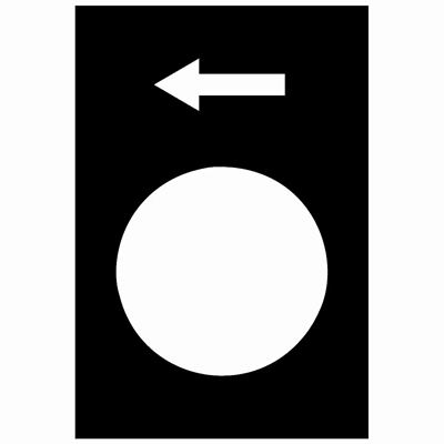 Harmony XAC Label dimensions 30X40mm black 10pcs.
