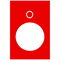 Harmony XAC Label dimensions 30X40mm red 10pcs.