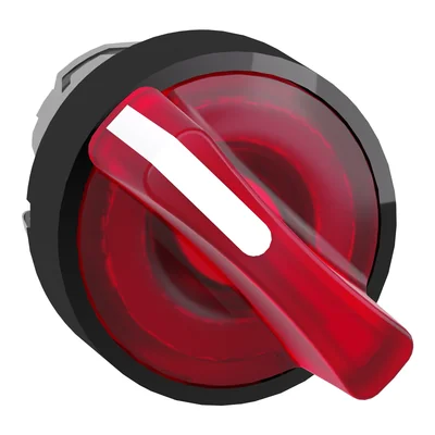 Harmony XB4 2-position switch Ø22 red stable LED metal round