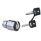 Harmony XB4 3 way switch head with spring return black metal