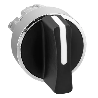 Harmony XB4 3polohová spínací hlavice s automatickým návratem, černý kov