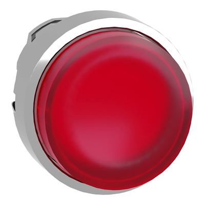 Harmony XB4 Actionneur bouton poussoir saillant rouge poussoir poussoir LED métal sans marquage