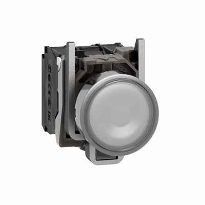 Harmony XB4 Bouton plat blanc LED 230/240V