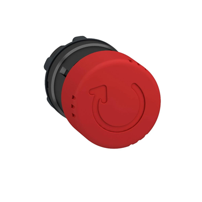 Harmony XB4 Bouton poussoir coup de poing Ø22 rouge Ø30 rond métal