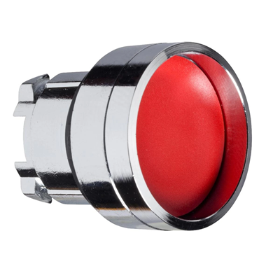 Harmony XB4 Bouton poussoir encastré rouge métal non lumineux sans marquage