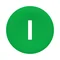 Harmony XB4 Button insert green I