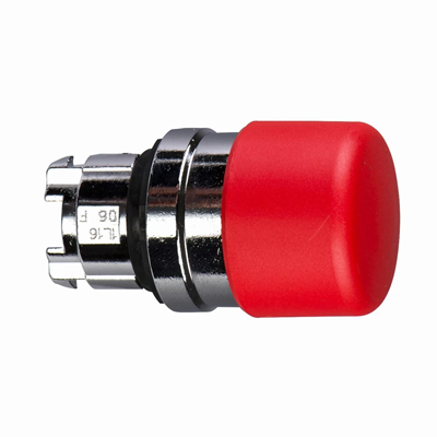 Harmony XB4 Cabeza de botón tipo seta Ø30 rojo con retorno automático, metal