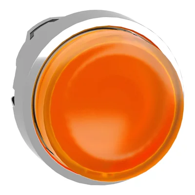 Harmony XB4 Cabezal de botón saliente con retorno automático LED amarillo metal