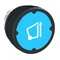 Harmony XB4 Flat pushbutton for heavy duty operation Ø22 blue round metal