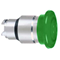 Harmony XB4 Główka przycisku grzybkowego z samoczynnym powrotem Ø40 LED zielona metalowa