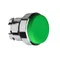 Harmony XB4 Green metal push button head protruding with spring return