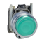 Harmony XB4 Hooded button green without marking LED 22 24V metal