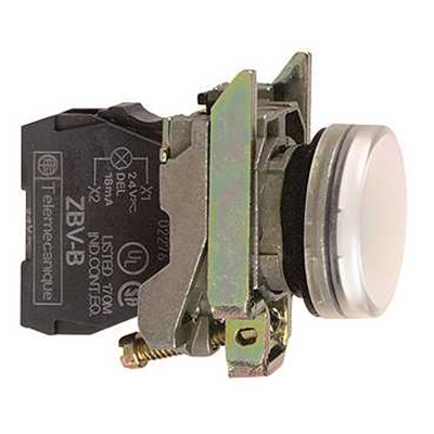 Harmony XB4 Lampka sygnalizacyjna z białą żarówką 250V