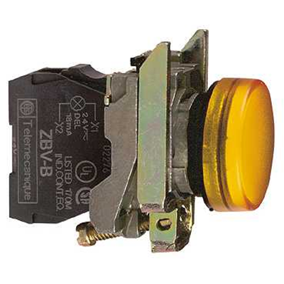 Harmony XB4 Lampka sygnalizacyjna z pomarańczową żarówką 250V