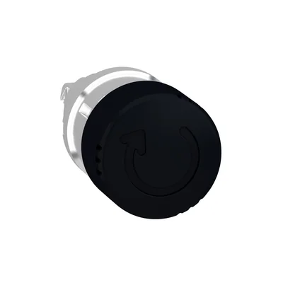 Harmony XB4 Mushroom head with latching mechanism Ø30 black metal