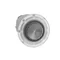 Harmony XB4 Mushroom pushbutton drive Ø40 white self-resetting metal LED