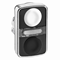 Harmony XB4 Napęd przycisku dwuklawiszowego płaski biały/czarny samopowrotny LED metalowy