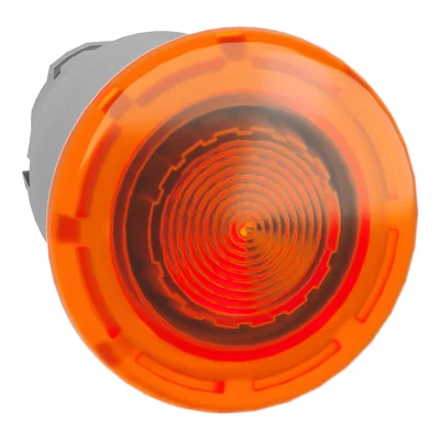Harmony XB4 Napęd przycisku grzybkowego Ø22 pomarańczowy push pull LED metalowy