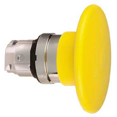 Harmony XB4 Napęd przycisku grzybkowy Ø60 żółty samopowrotny bez podświetlenia metalowy