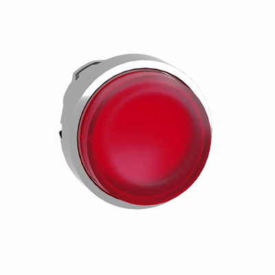 Harmony XB4 Napęd przycisku wystający czerwony push push LED metalowy bez oznaczenia
