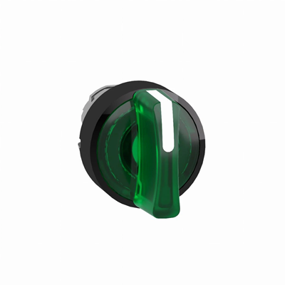 Harmony XB4 Przełącznik 2 pozycyjny Ø22 zielony stabilny LED metalowy okrągły