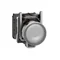 Harmony XB4 Przycisk płaski biały żarówka BA9s 110/120V transformator metalowy 1NO + 1NC