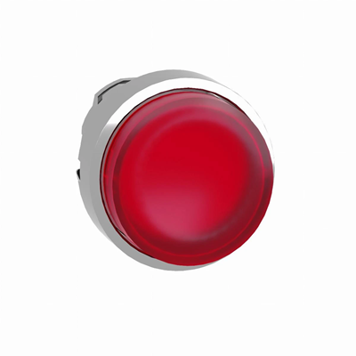 Harmony XB4 Push button actuator protruding red push push LED metal without marking